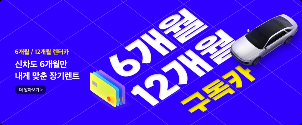 필요한 만큼만 바로 타는 장기렌터카! [하모니 구독카]